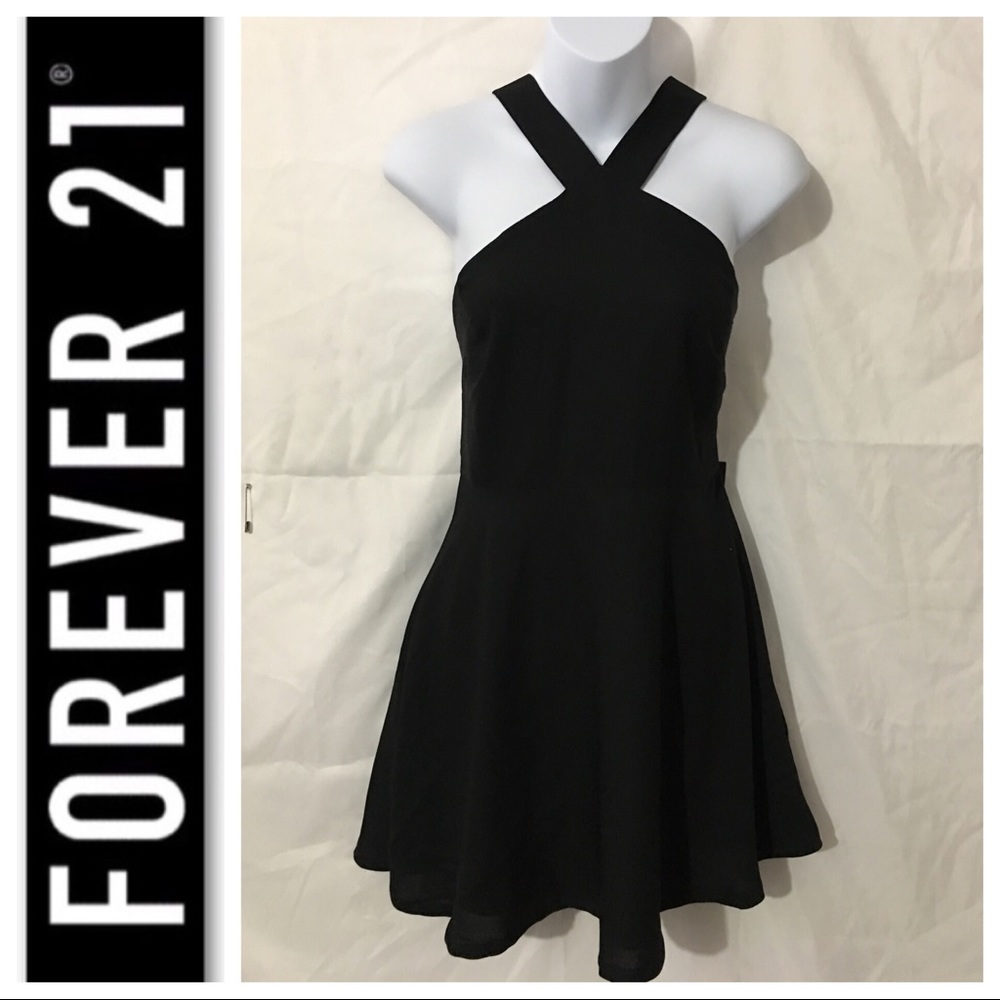 BLACK SLEEVELESS DRESS - Picture 1 of 6